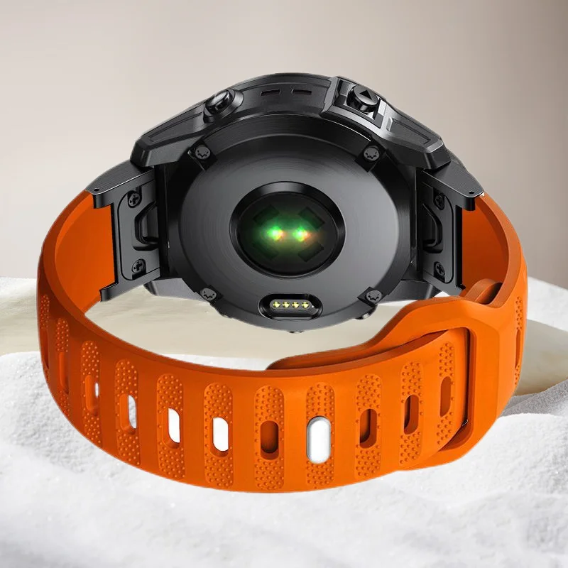 Versatile Silicone Quick Release Smartwatch Band - 22mm/26mm Strap