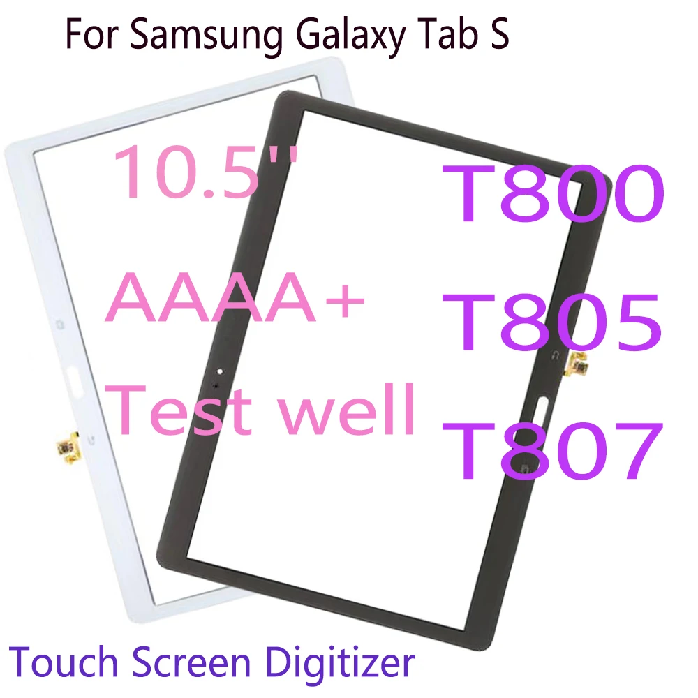 Digitalizzatore Da 10.5 Pollici Per Samsung Galaxy Tab S 10.5 Lte T800 T807 T805 Touch Screen Digitizer Sostituzione Del Pannello Frontale In Vetro Es
