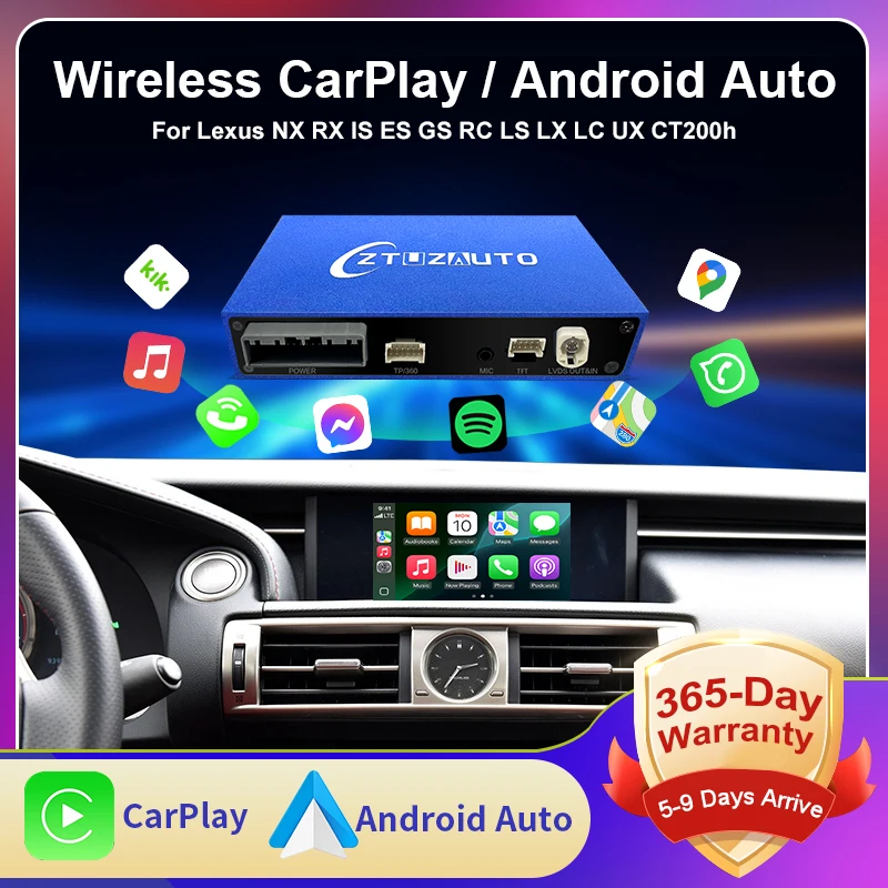 レクサス NX RX IS ES GS LS LX RC CT LC UX 2012-2022用 ワイヤレス