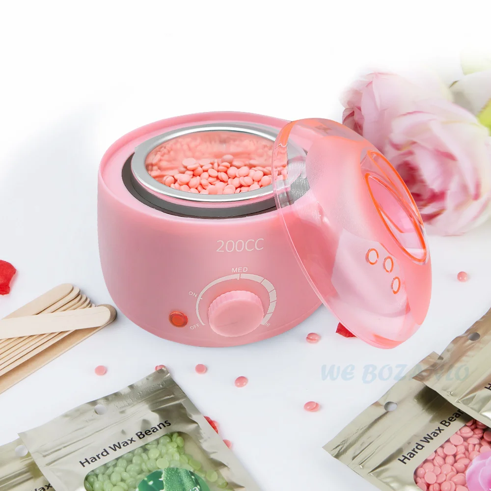 Hair Removal Wax Heater Depilatory Epilator Waxing Kit Paraffin Heater Wax Beans Heating Machine