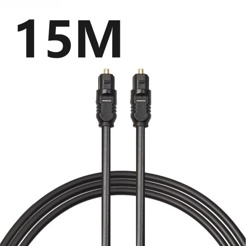Premium Digital Fiber Optical Audio Cable with Gold-Plated Connectors