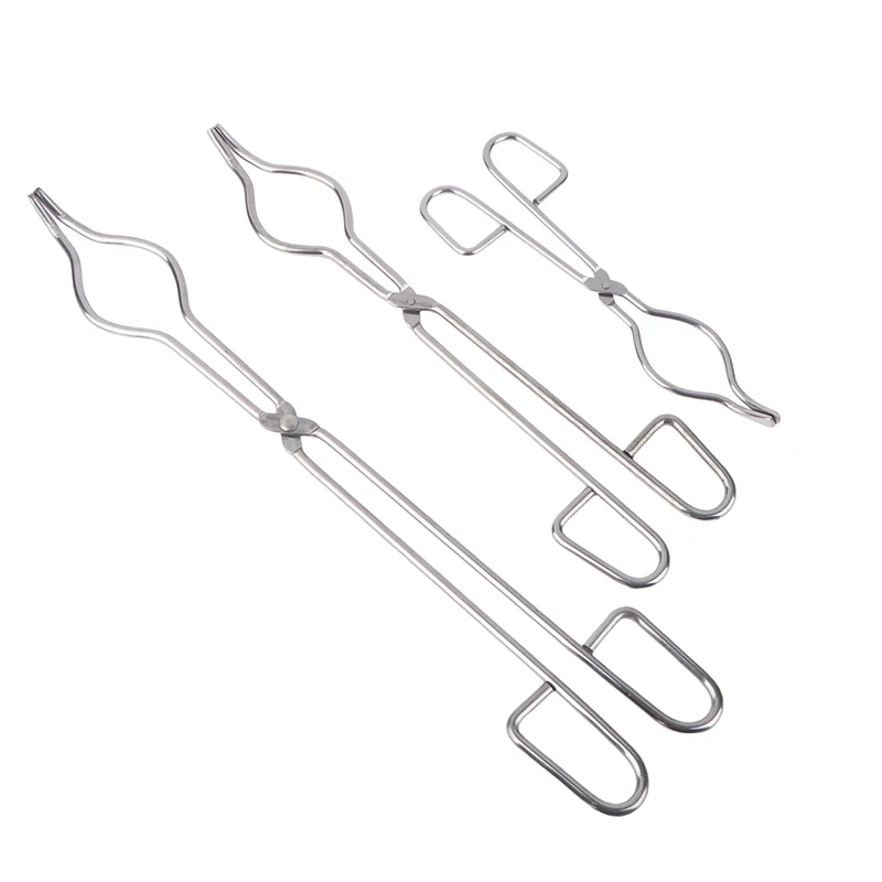 Crucible Tongs Aus Edelstahl - Labor Zange Für Tiegel, Becher & Glaswaren (200mm)
