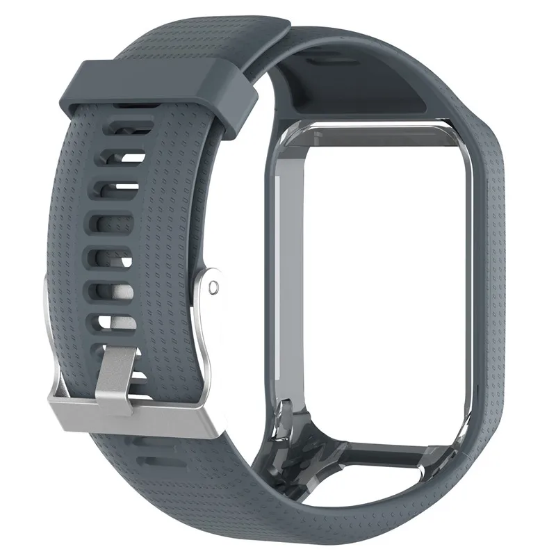 Silicone Replacement Wrist Band Strap For TomTom Spark Runner 2 3 Spark3 Cardio Music GPS Watch Bracelet For Adventunrer Golfer2 