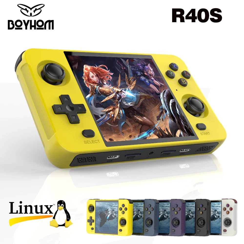 BOYHOM R40S: O Melhor Vídeo Game Portátil para Jogadores que Querem Retro e  Desempenho em um, image size:1000x1000