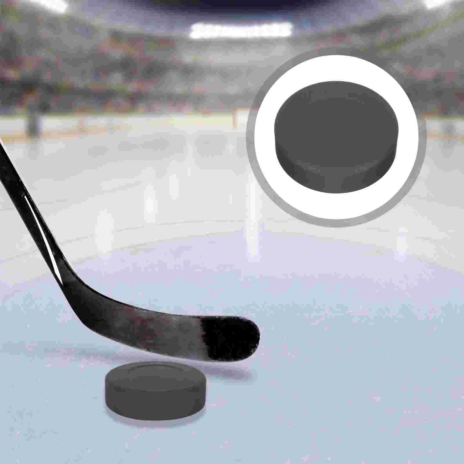 

4 Pcs Sports Air Air Hockey Pucks Practice Ball Man Biscuits Competition Puck Rubber Official Regulation Pucks