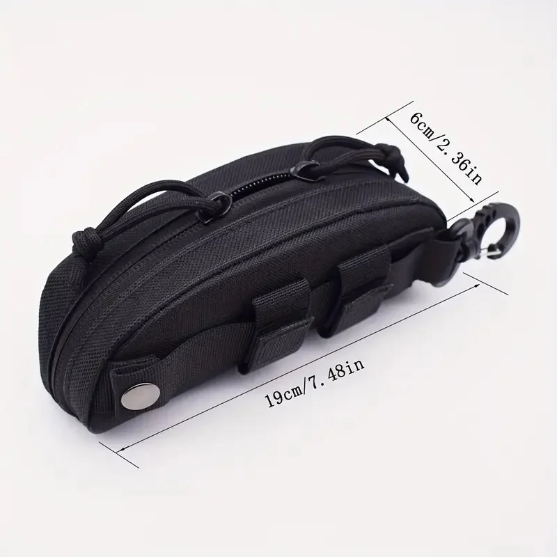 Étui tactique MOLLE pour lunettes de pêche - Nylon 1000D anti-choc étanche outdoor