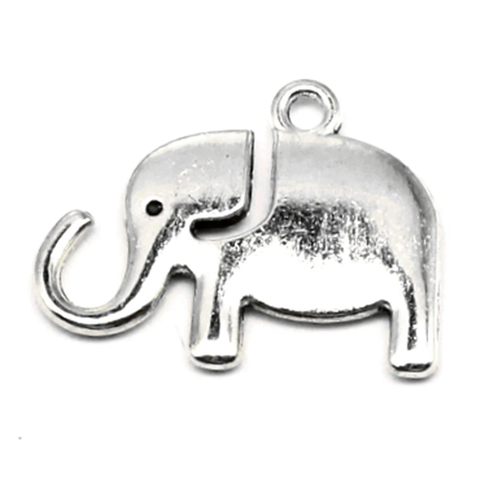 

15pcs Hand Made Jewelry Accessories Parts Elephants Charms Pendant 17x22mm
