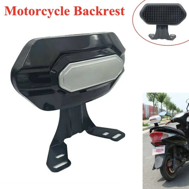 1*Universal Motorcycle Scooter Rear Backrest Passenger Seat Cushion Back  Rest Pad - AliExpress