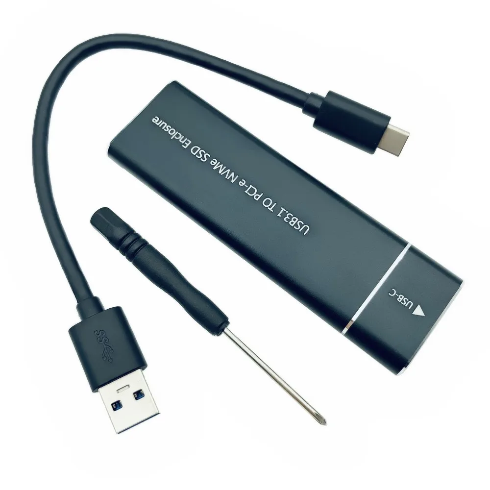 USB 3.1 to M.2 NVME PCIe SSD Ŭ, NVME M-Ű to CŸ  ̽, nvme SSD, USB3.1 to M.2 NGFF SATA SSD ̽ ڽ, ǰ