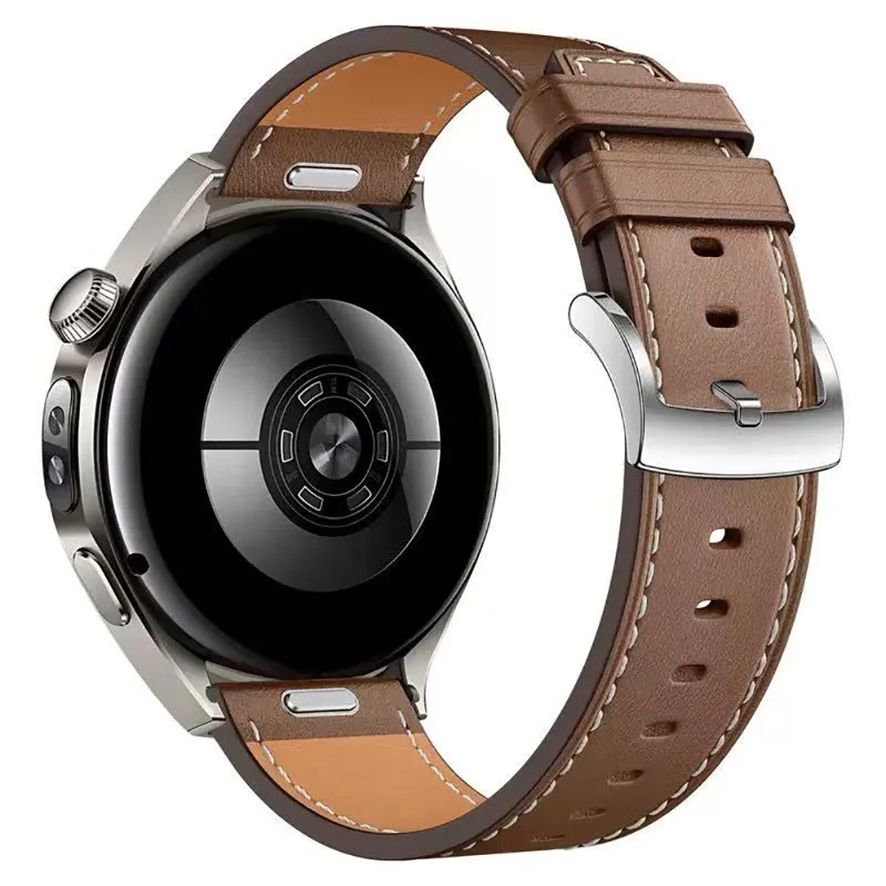 Premium 22mm Leather QuickFit Strap: Elegant Wristband