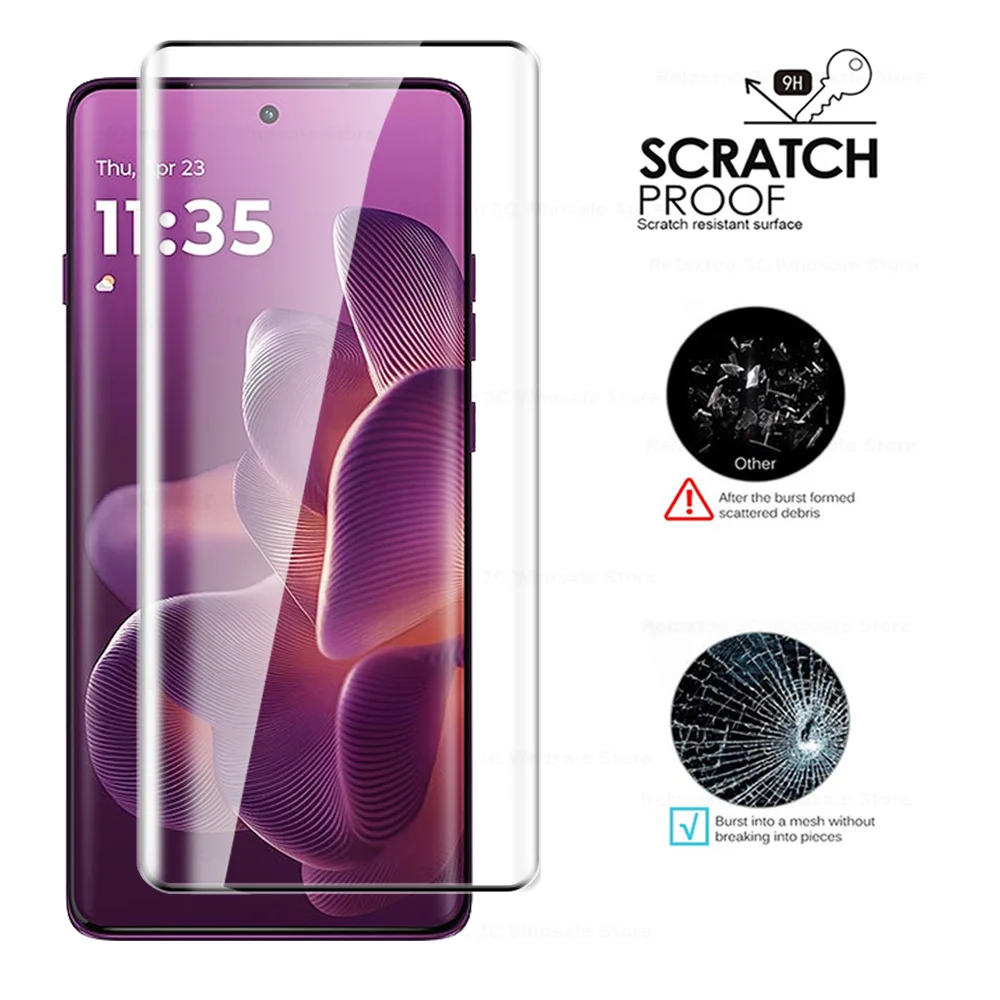 6-in-1 Premium Tempered Glass Screen Protectors with 10D Curved Design