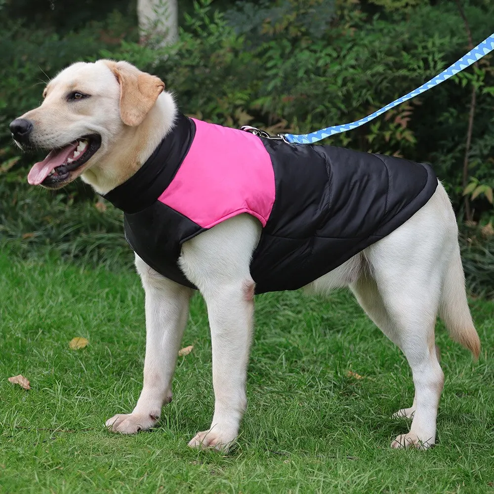 Dog Clothes Waterproof Winter Warm Thick Padded for Puppy Small Medium Large Dogs