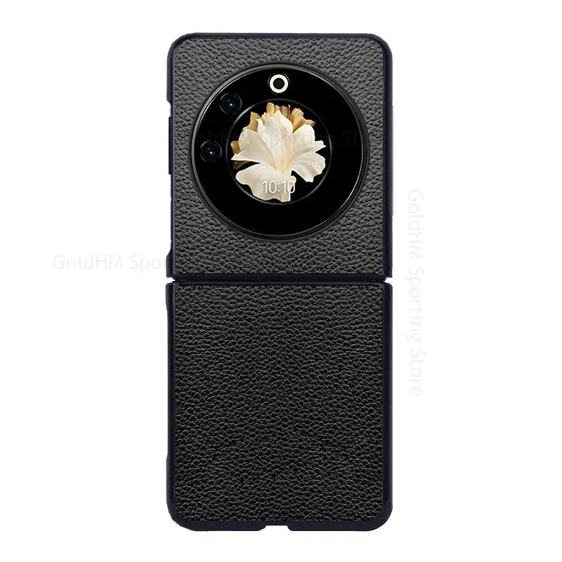 For Tecno Phantom V Flip 5G Lychee Leather Phone Case For Phantom V Flip 5G Ultra Slim Phone Cover For AD11 Shockproof Flip Case