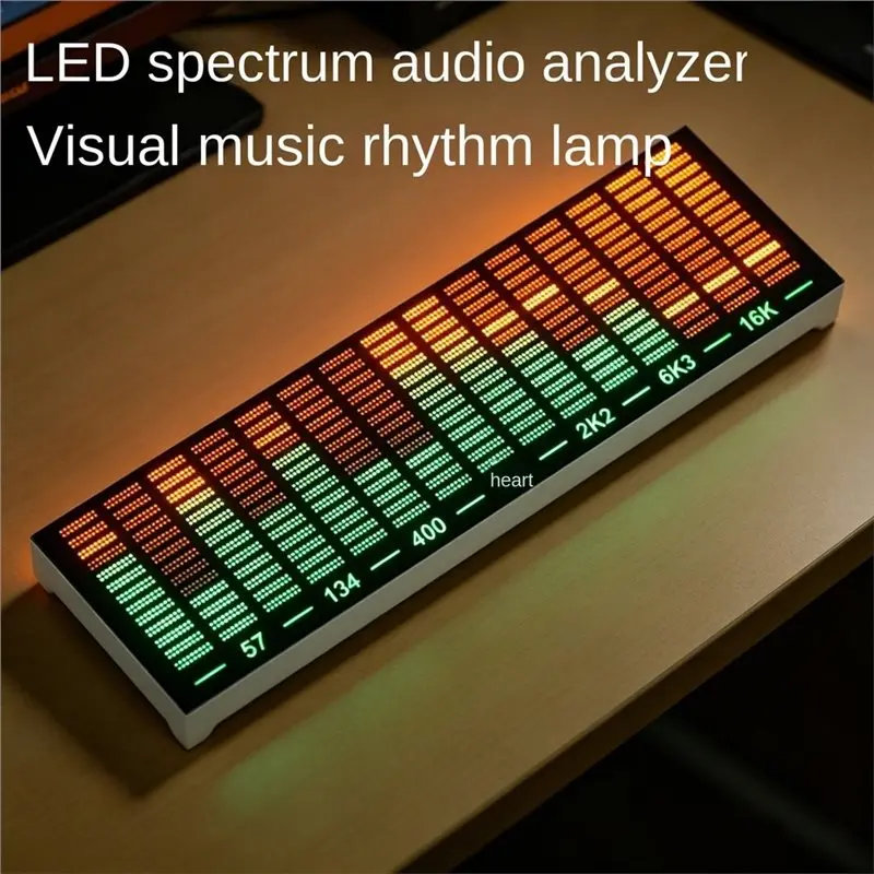 A13E-RGB LED 픽업 리듬 램프 다중 모드 음악 스펙트럼 사운드 컨트롤 분위기 조명 타입-C 전원 공급