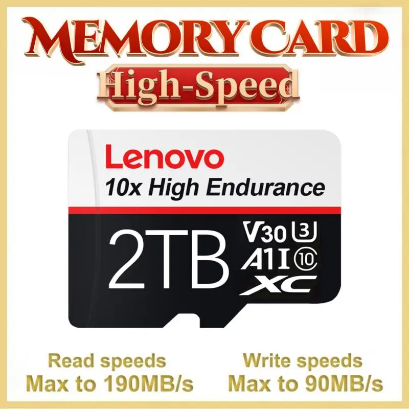 Lenovo 2Tb Sd/Tf Flash Memory Card Classe 10 1Tb Ad Alta Velocità Micro Tf Sd Card 256Gb Mini Sd Card 128Gb Tf Card Per Nintendo Switch