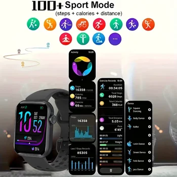 Smart Watch, for Men and Women (Answering/Making Calls) Fitness Tracker, More than 120 Sports Modes, Sleep Monitoring, Pedometer 4