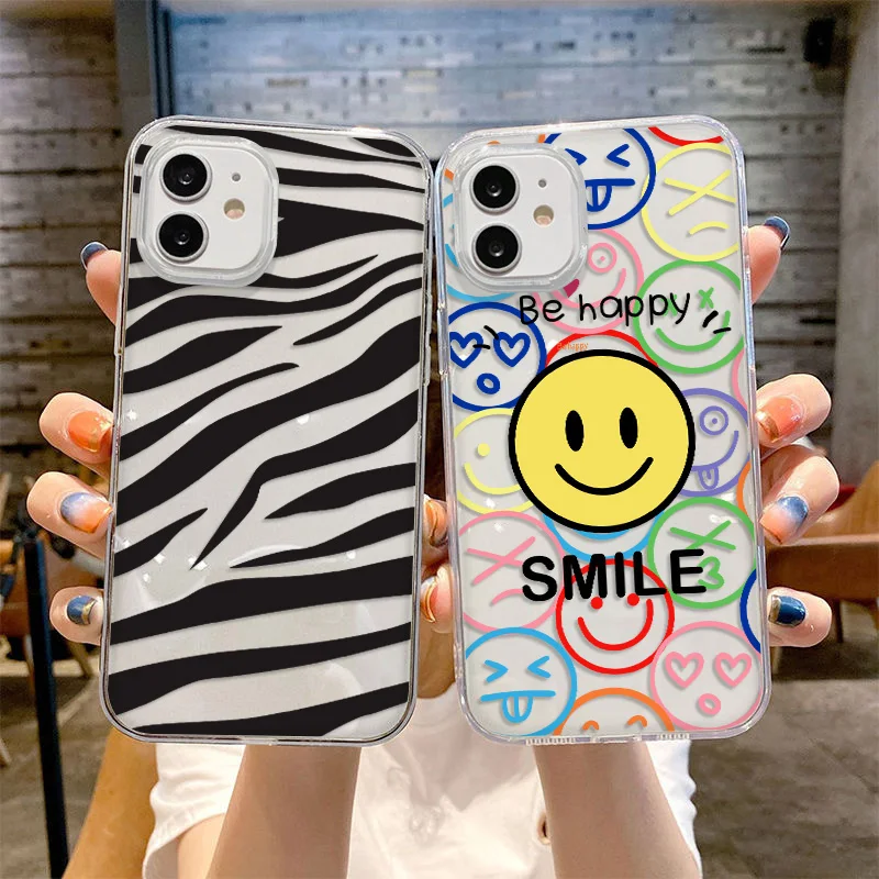 Silicon Case For Samsung S22 Cover Galaxy S23 Ultra S22 Plus S21 S20 FE M23 M13 M32 A54 A14 A53 A52 5G Funda Transparent Case