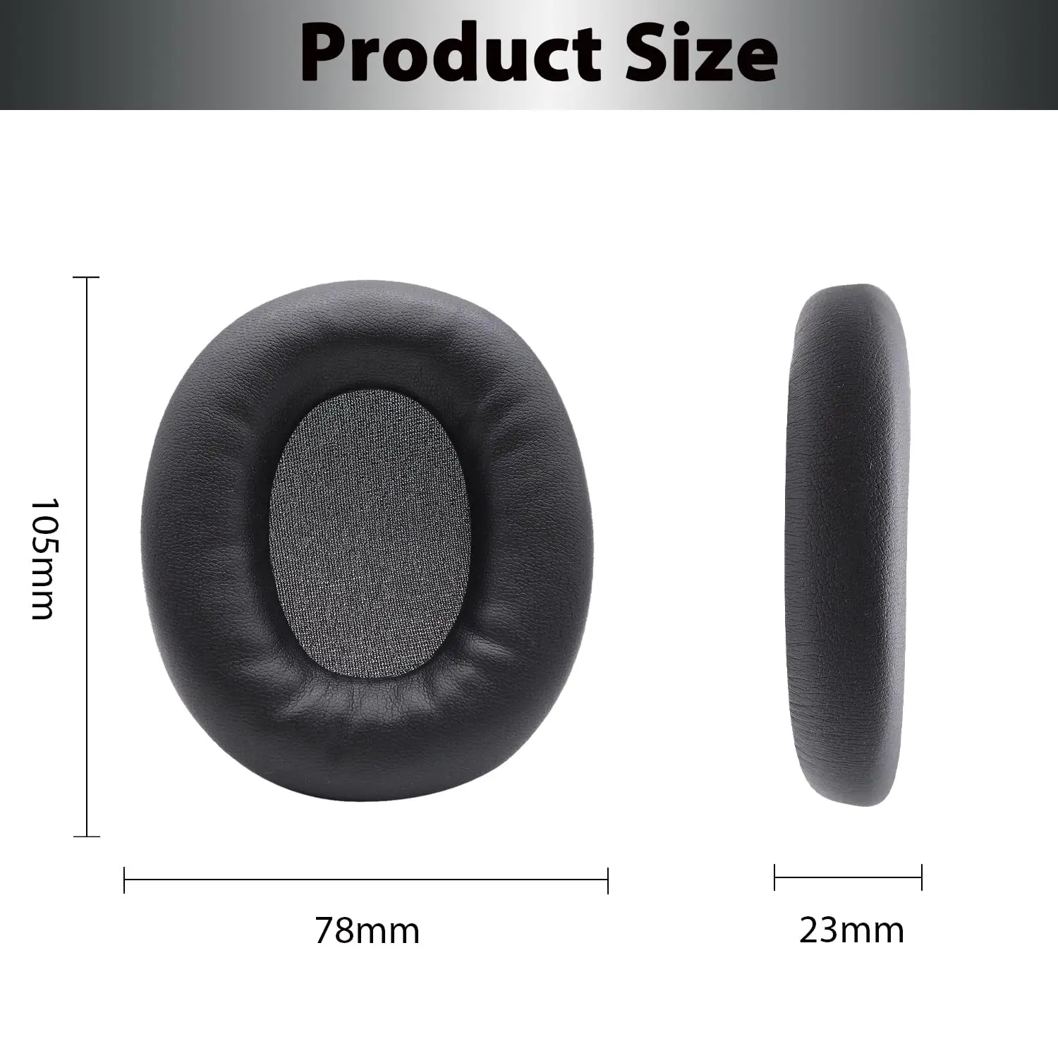 Replacement Ear Pads for Skullcandy Crusher ANC 2 Noise Canceling Wireless Headphones,Protein Leather Replacement Earpads
