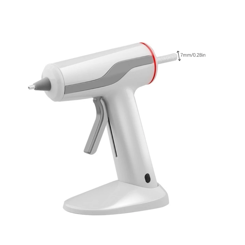 Hot Melt Glue Gun, Hot Glue Gun, Cordless Glue Gun Wireless USB Rechargeable Craft Tool Cordless Hot Glues Guns for DIY Project Quick Fixes 3.7V Low Safety