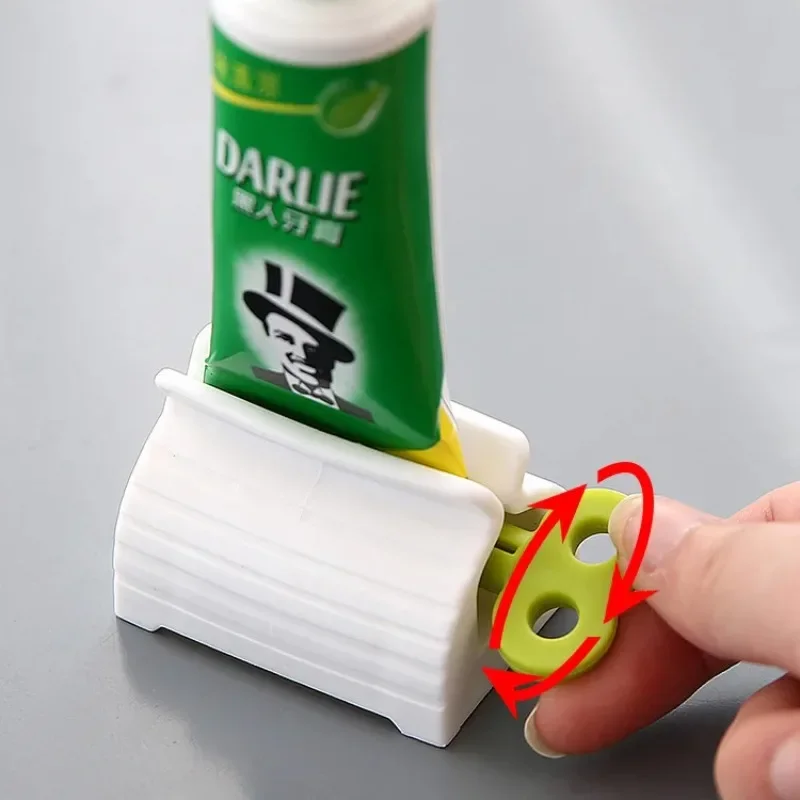 Manual Toothpaste Squeezer Face Wash Hand Cream Ointment Squeezer Seat Type Rolled Toothpaste Device 2