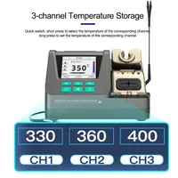 FMchip GVM H3 3 in 1 Soldering Station C210/T245/T115 Handle 80W Mobile Phone Repair Tools Professional Welding Rework Station 2