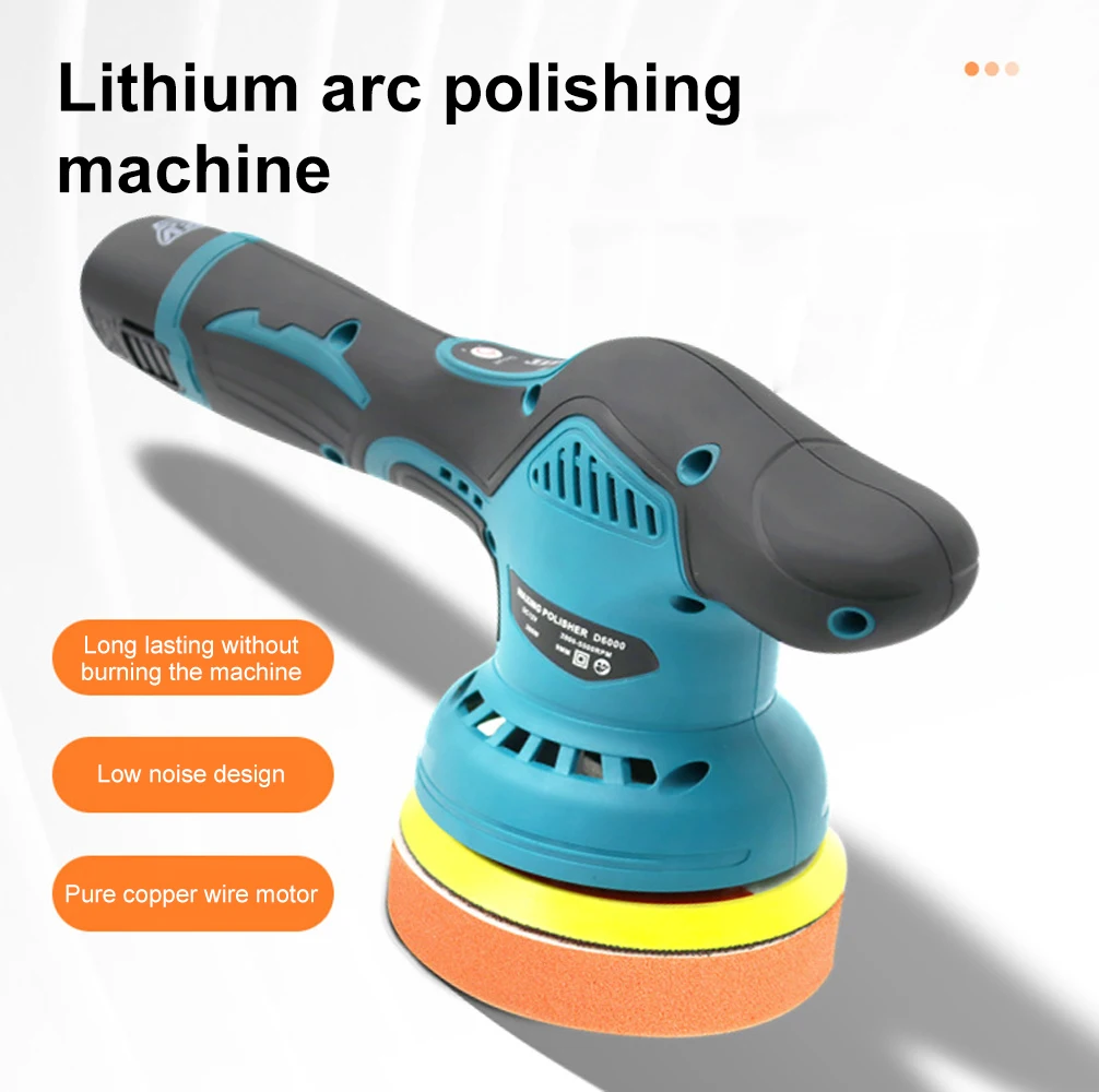 12V Cordless Car Polisher 8 Gears 380W Automotive Electric Waxing Repairing Wireless Sander Polish car polisher