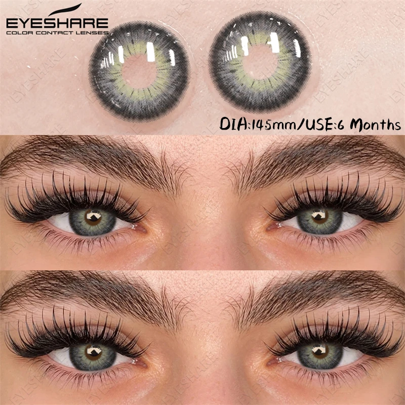 EYESHARE nuevas lentes de contacto de Color Natural uds lentes