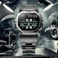 2025 New Military Smart Watch for Men 1.57 Inches Outdoor Sports Smartwatch with Bluetooth Call For iPhone Android G+SHOCK STYLE 1