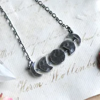Kenya Os Moon Changes Necklace Vintage Kenia Moon Eclipse Pendant Product 2