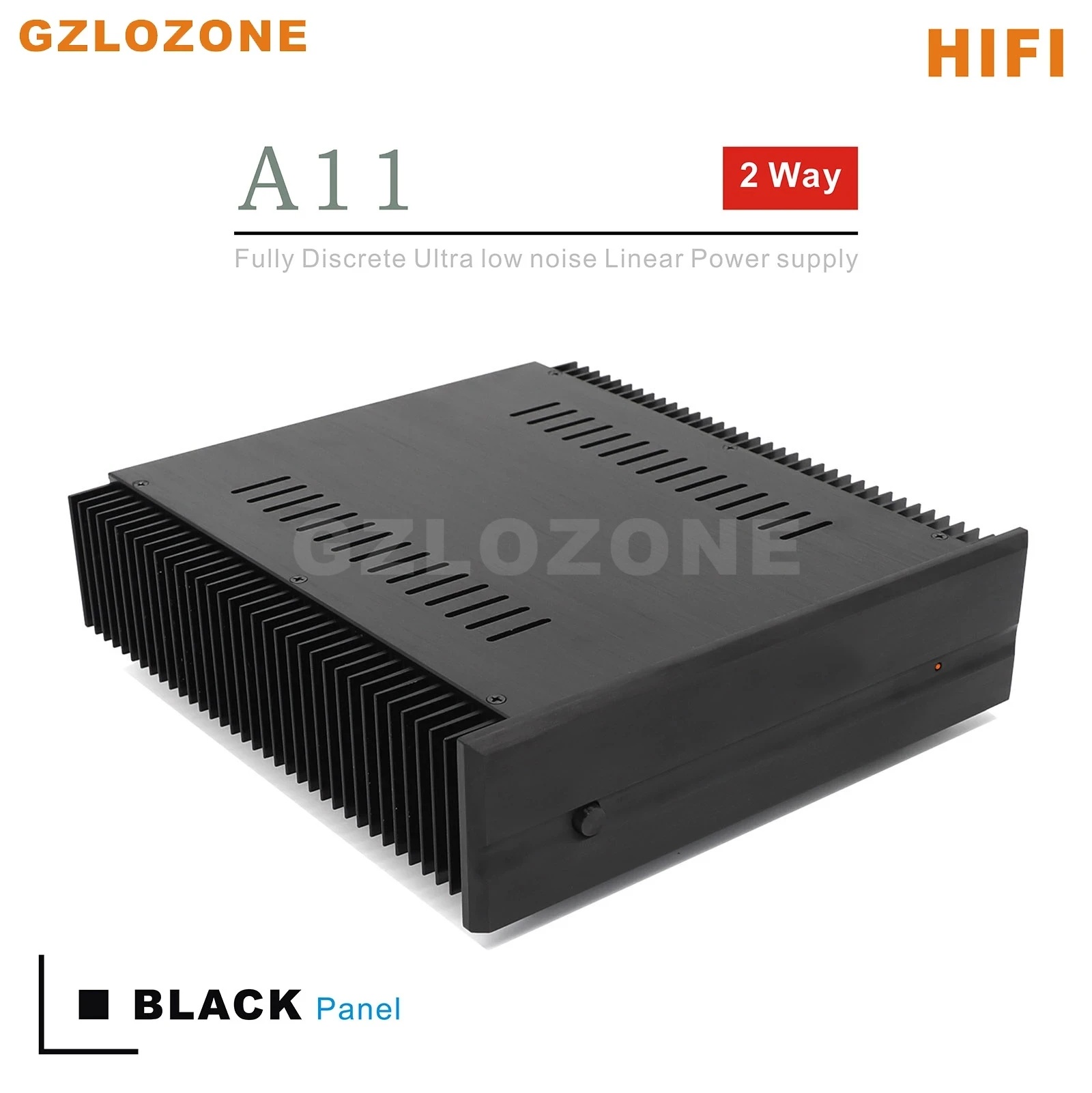 

A11 HIFI 50W+50W Fully discrete Ultra low noise 2 way Linear power supply For DC 5V 9V 12V 15V 18V 19V 24V 28V 32V Optional