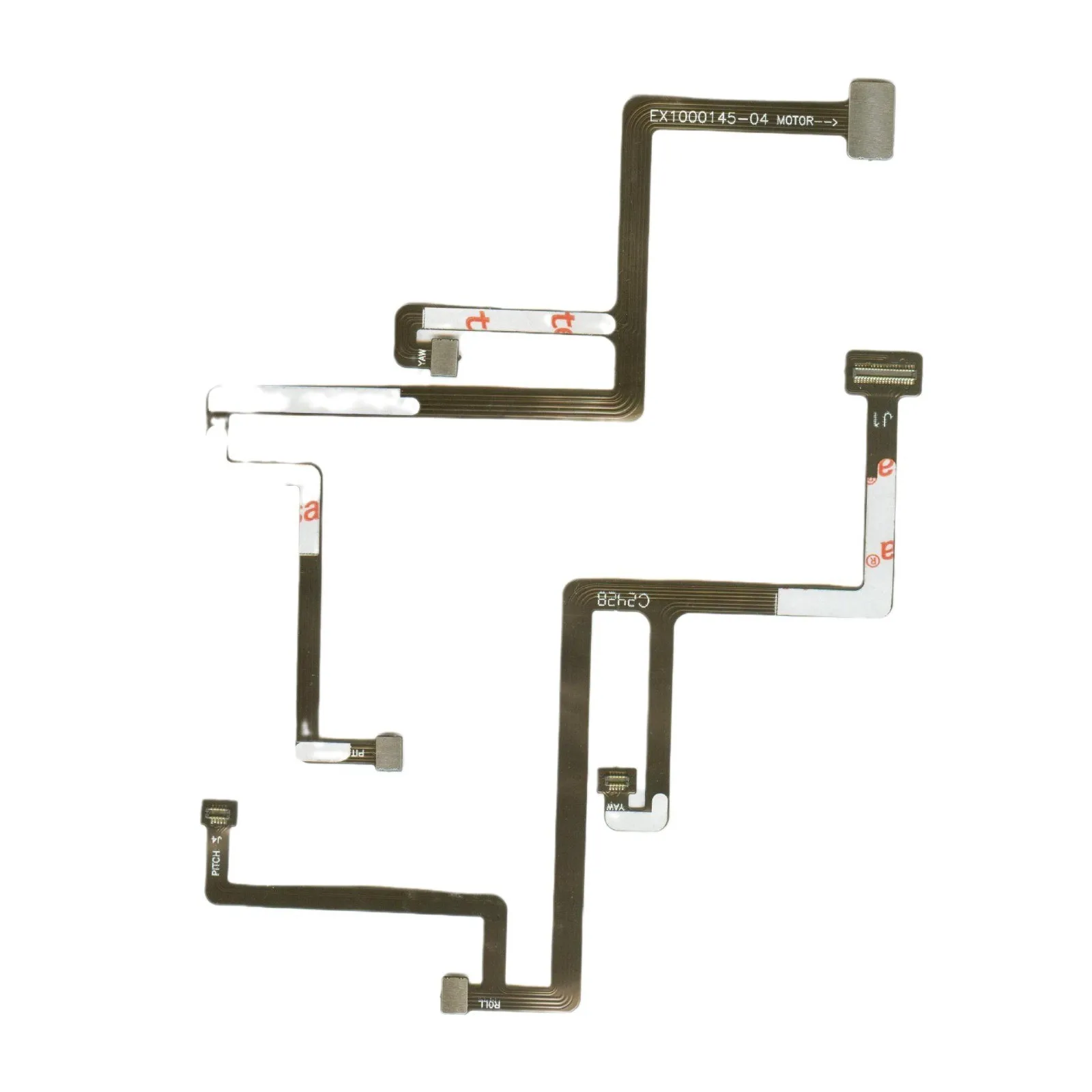 Connecteurs du câble plat flexible pour transmission d'image de caméra PTZ compatible Hubsan Z37Pro, gros plan