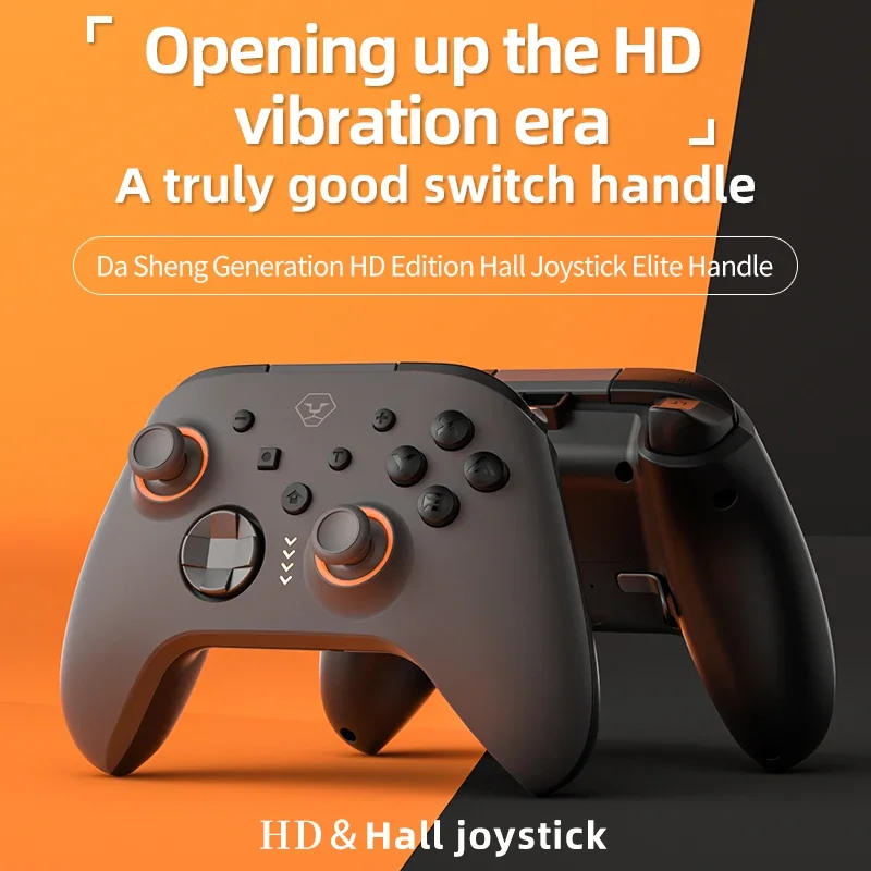 

Wireless Hall Effect Joystick NFC Function Controller Joystick For Nintendo Switch/Lite/OLED Double Vibration Gamepad For PC/IOS