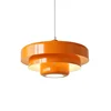 Creative Retro Orange Pendant Lamp Dining Room Restaurant Home Decor LED Ceiling Chandelier Lighting for Cafe Bar Hanging Lights 4