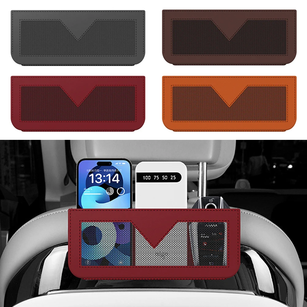 1개 자동차 수납 가방 자동차 시트 측면 메쉬 포켓 파우치 다기능 소형 자동차 콘솔 측면 수납 가방, 휴대폰 선글라스