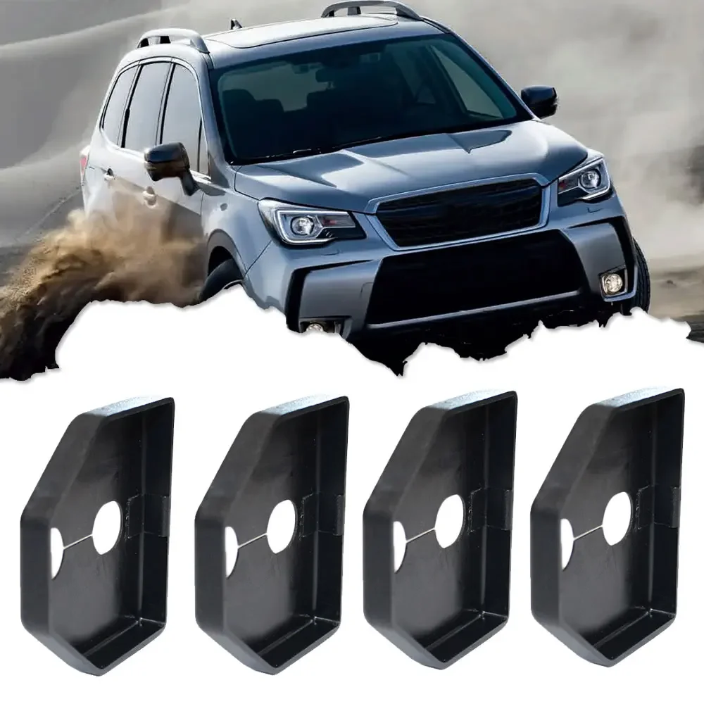 4 db fekete műanyag csattal ellátott korróziógátló autóajtózár védőburkolat kiegészítők Subaru Forester Legacy XV-hez_voghion.com