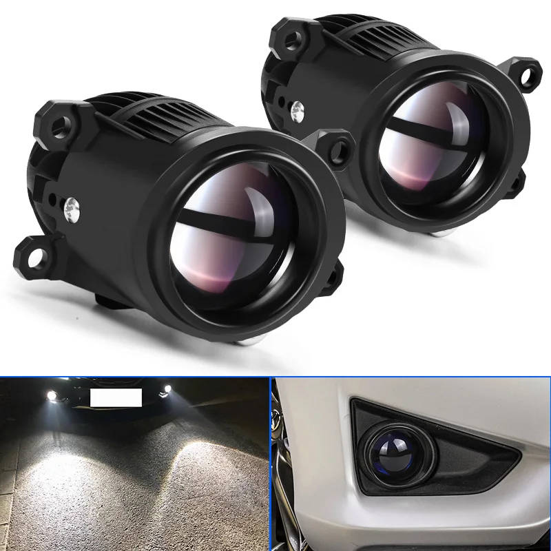 

2 inch Mini Bi-LED Fog Light PTF Projector lens LED Lamp For Toyota Corolla Cross/Vios/Highlander/Prius/Yaris/Sienta/Altis/Camry
