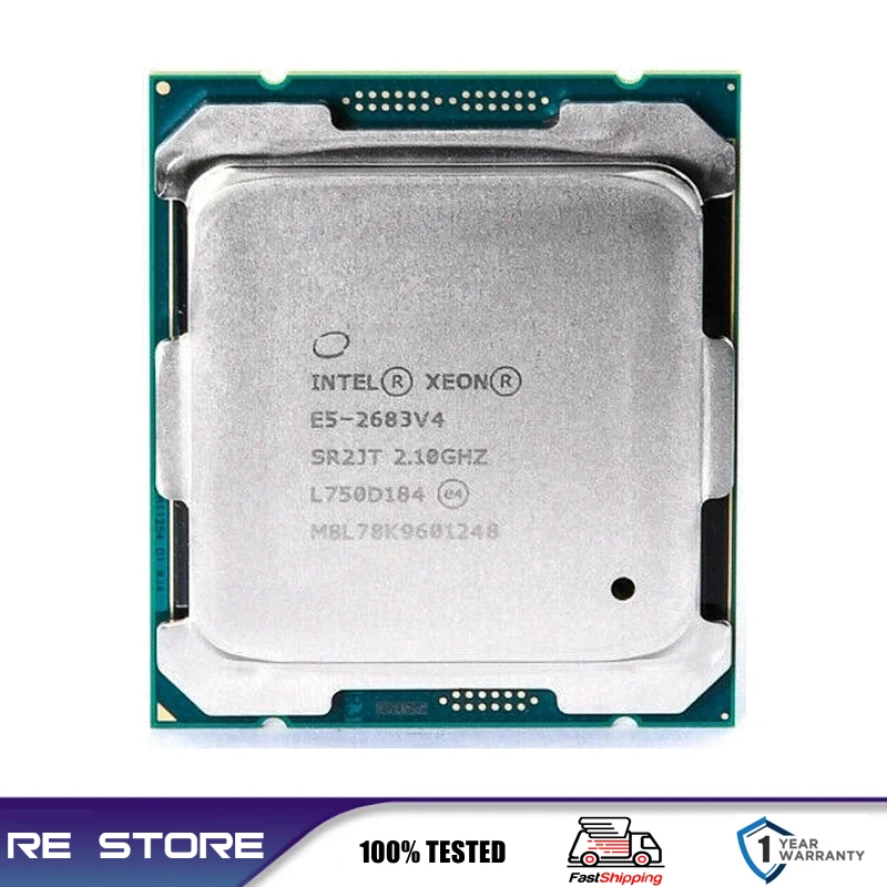 Intel Xeon E5 2683 V4 Sr2jt 2.1ghz 16-cores 40m Lga2011-3 E5 2683v4 ...