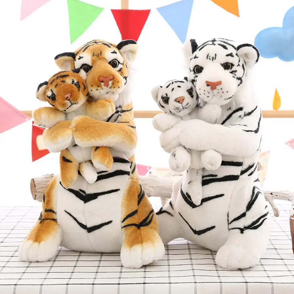 

Lifelike Tiger Plush Doll Tiger Plush Doll Soft Stuffed Animal Toy for Animal Theme Party Nursery Room Kids' Gift