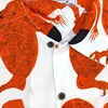 24FW Graffiti Print Pattern WACKO MARIA Shirt Retro Short Sleeve Shirt Summer Mens Womens Hawaii Shirt 5