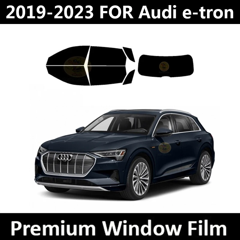 

2019-2023 For Audi e-tron (Full Car) Precut Window Tint Kit Automotive Window Film Black Car Window Flim UV Protector foils