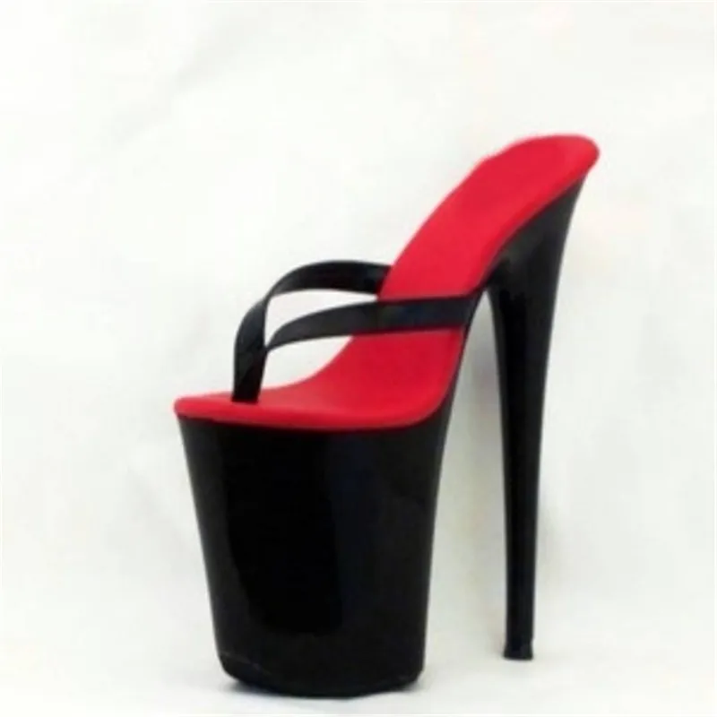 23cm princess party slippers, 9in sexy heels, stage paint flip-flops, practice pole dancing shoes