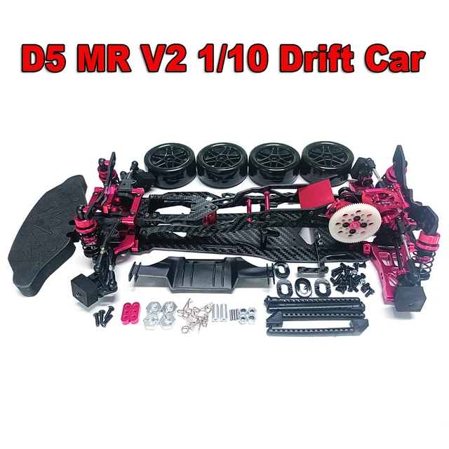 レーシングsakura d5 mr 1/10用の吸収性キット付きシャーシシャーシ