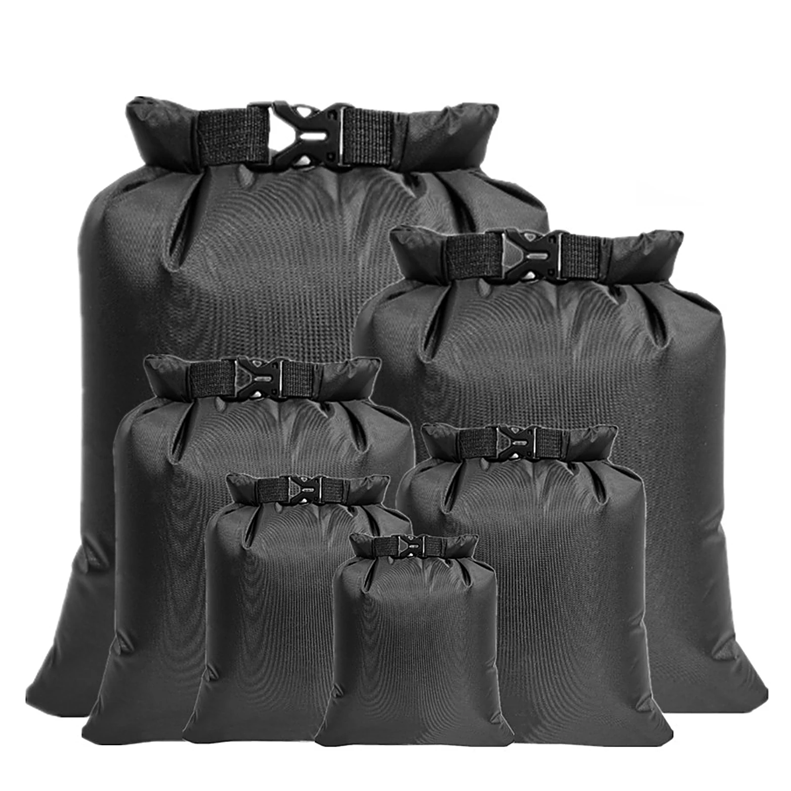 6 PCS Outdoor Waterproof Bag Dry Sack for Drifting Boating Floating Kayaking Beach Waterproof Beach bag Durable dry bag 2