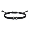 96271-ff6a0b.jpg 26 lettres initiales coeur Bracelets à la main réglable A-Z nom tressé Bracelets pour femmes hommes amitié bijoux