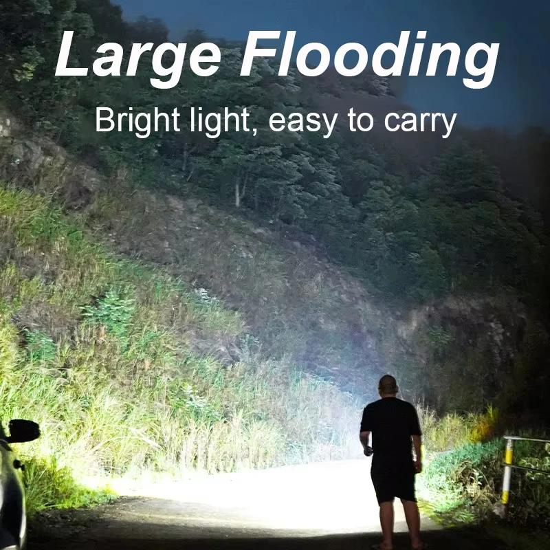 Xiaomi Flashlight Adjustable Angle LED Outdoor Portable Multi-function Keychain Magnetic Camping Warning portable flashlight