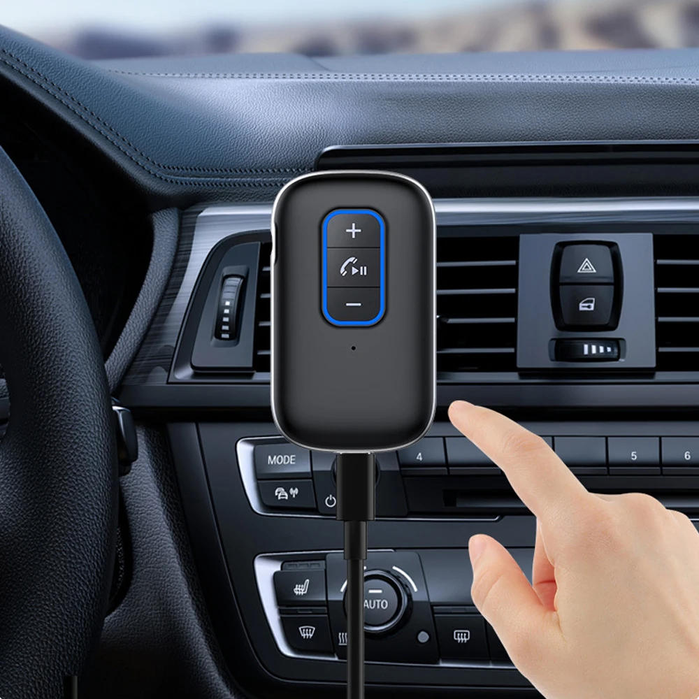

J35 Wireless Audio Adapter AUX Adapter 3.5mm Jack Music Car Receiver Handsfree Car Kit Bluetooth 5.0 Receiver