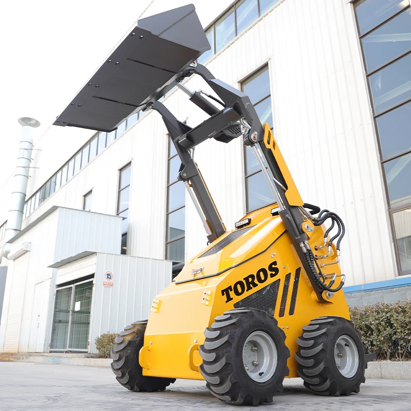 Mini chargeur de direction de dérapage d'inondation d'EURO 5, chargeur de roue personnalisé, fabricant de la Chine, petit mini chargeur de dérapage, 500kg, 1 tonne