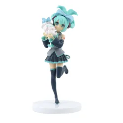 21CM Anime Hatsune Miku X Cinnamoroll Collectible Figure - Kawaii Gift and Decorative Ornament (No box)