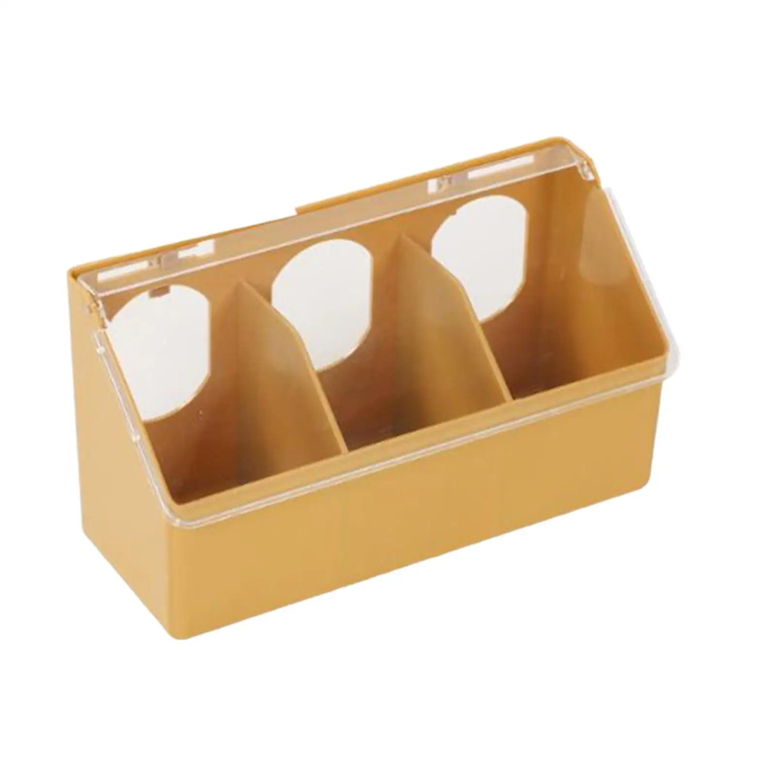 Pigeon Feeder Three Hole Hanging Cage Box for Bird Cage Breeding Pairing Parakeet