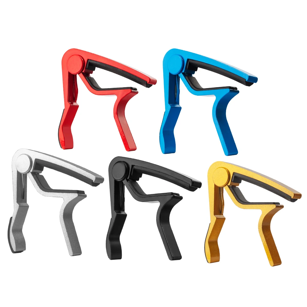 Quick Change Aluminium Metal Guitar Capo Guitarra Clamp Key Acoustic Classic Guitar Capo For Tone Adjusting Gitar Accessories
